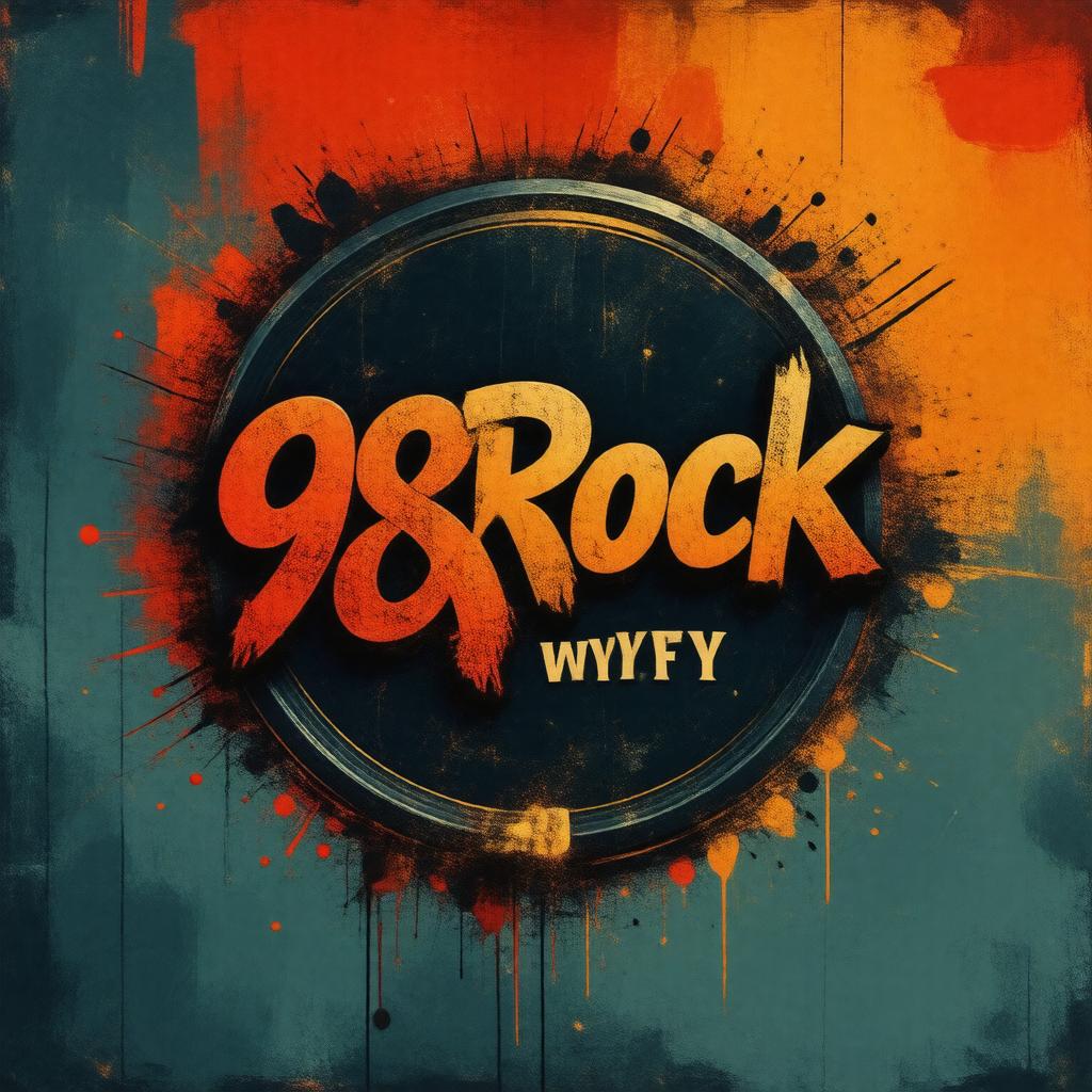 AI-created image of 98 Rock