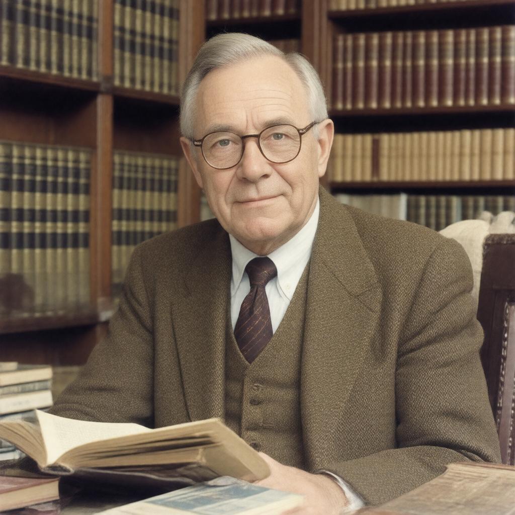 AI-created image of A.N. Wilson