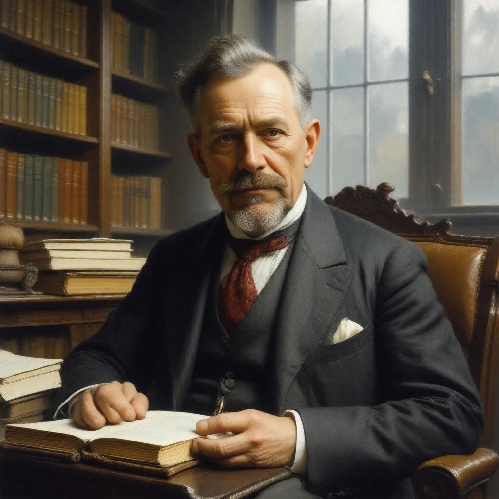 AI-created image of A. C. Benson