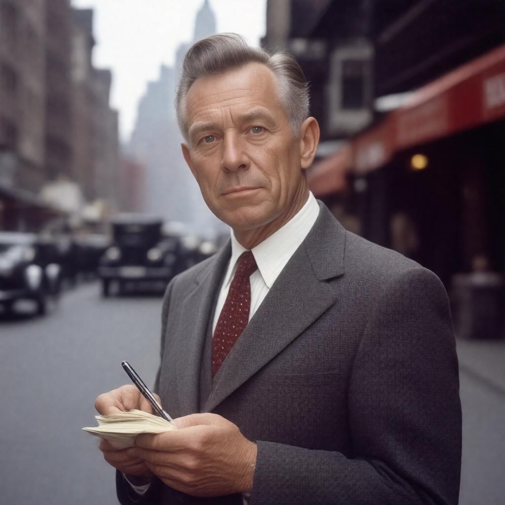 AI-created image of A. J. Liebling