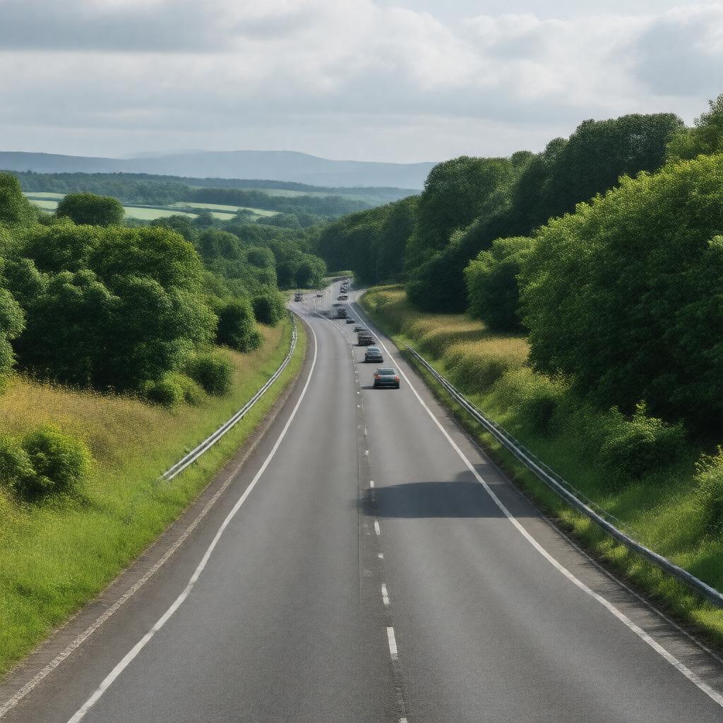 AI-created image of A20 road