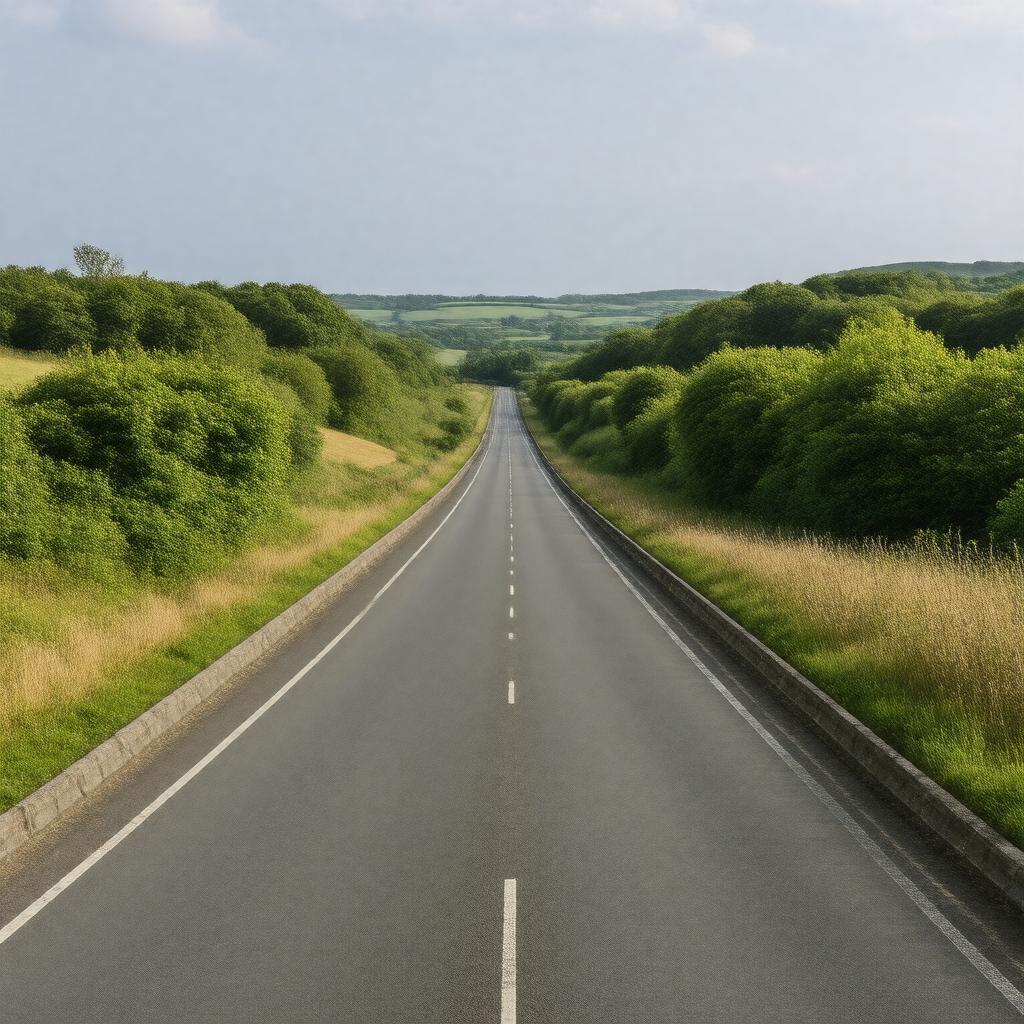 AI-created image of A21 road