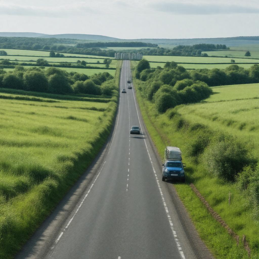 AI-created image of A303 road