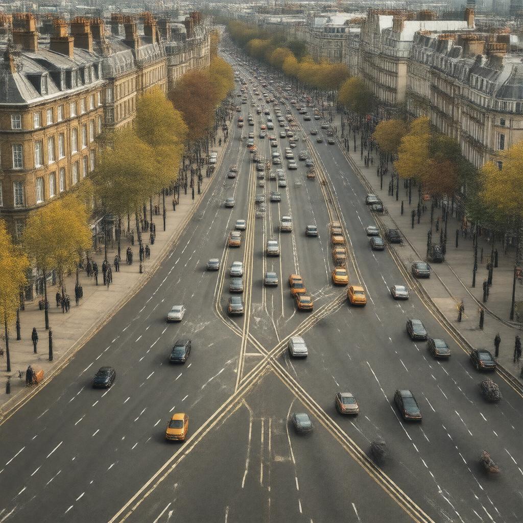 AI-created image of A402 road