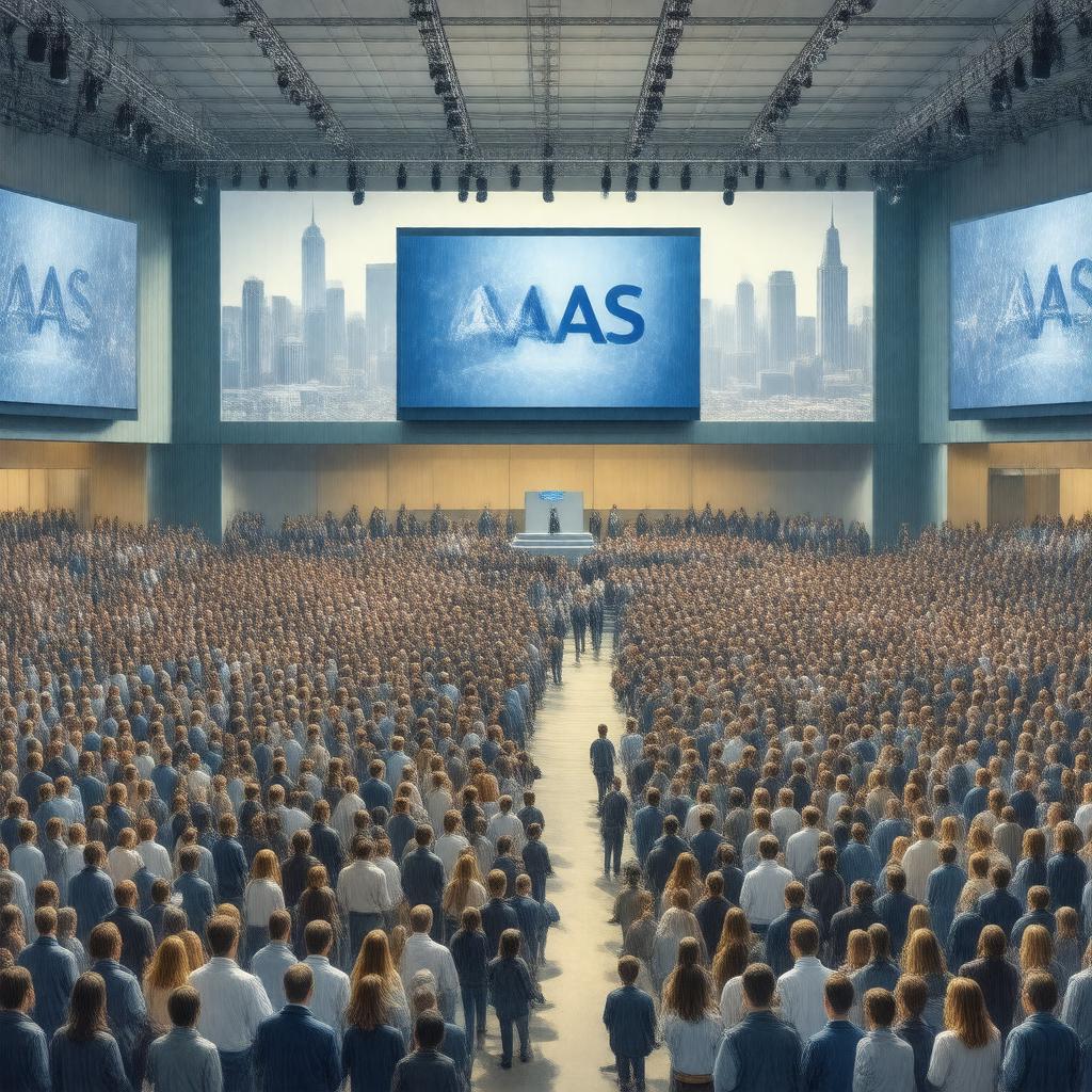 Click to view larger image AI-created image of AAAS Annual Meeting