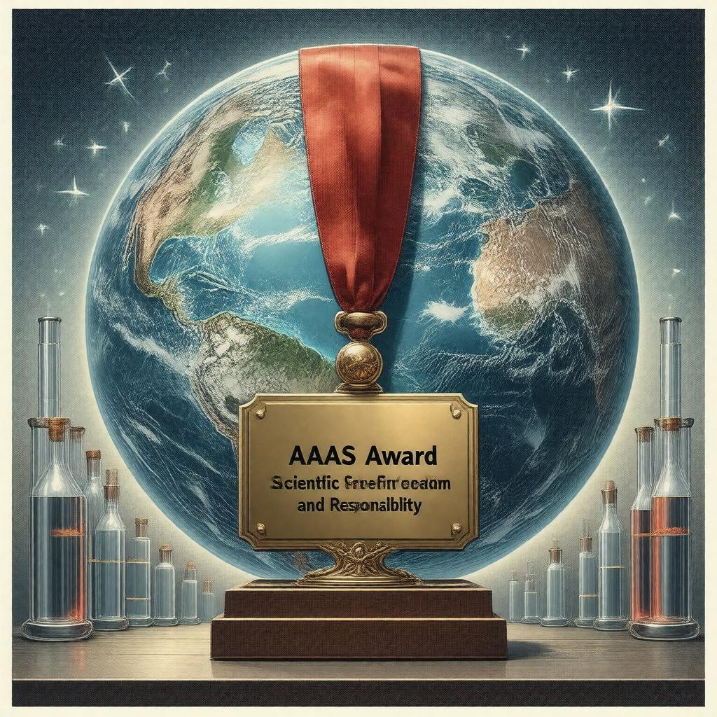 AI-created image of AAAS Award for Scientific Freedom and Responsibility