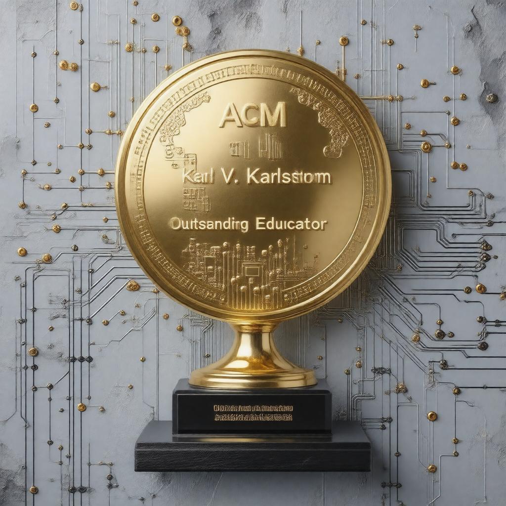 Click to view larger image AI-created image of ACM Karl V. Karlstrom Outstanding Educator Award