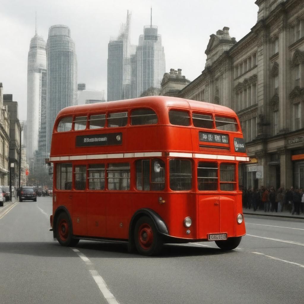 AI-created image of AEC Routemaster