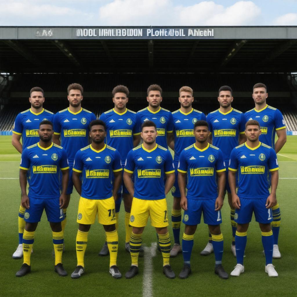 AI-created image of AFC Wimbledon Football Club