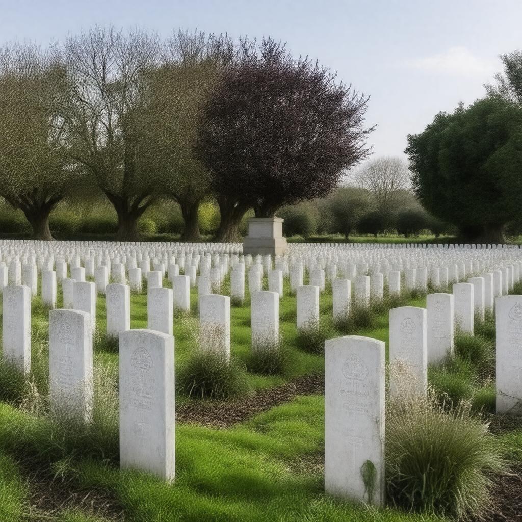 Click to view larger image AI-created image of AIF Cemetery (Australian Imperial Force)