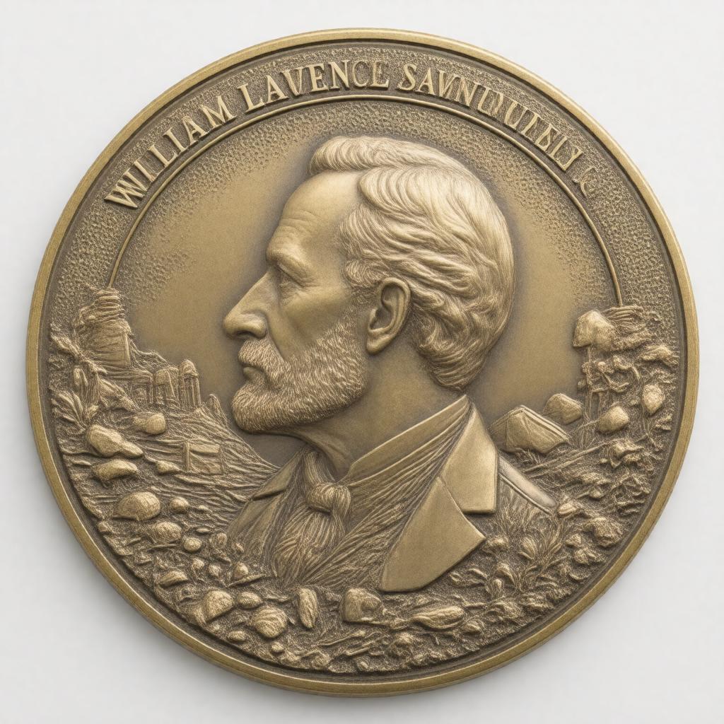 Click to view larger image AI-created image of AIME William Lawrence Saunders Gold Medal