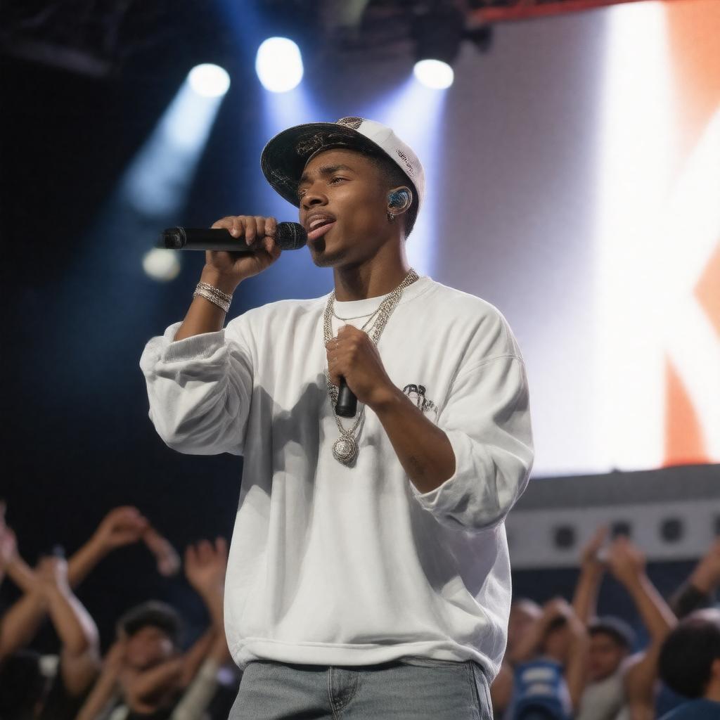 AI-created image of AK (musician)