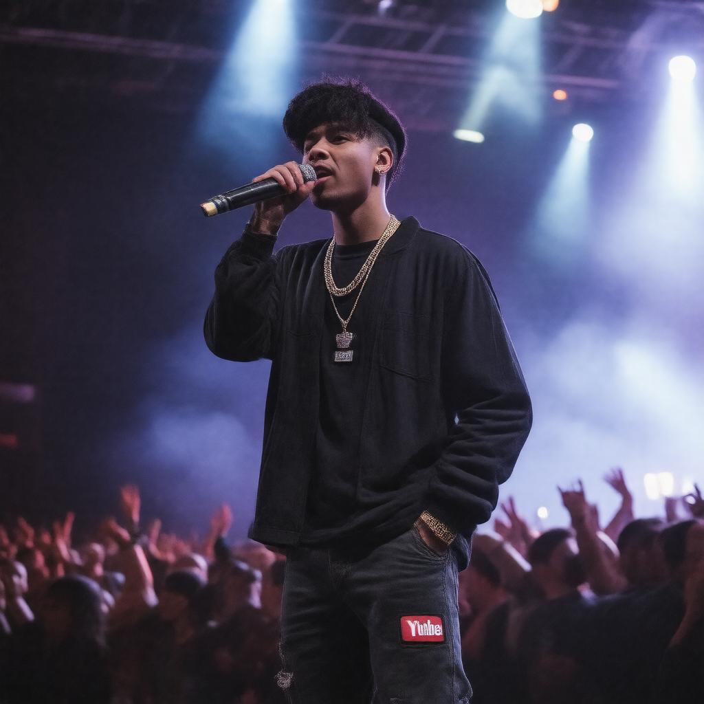 Click to view larger image AI-created image of AK (rapper)