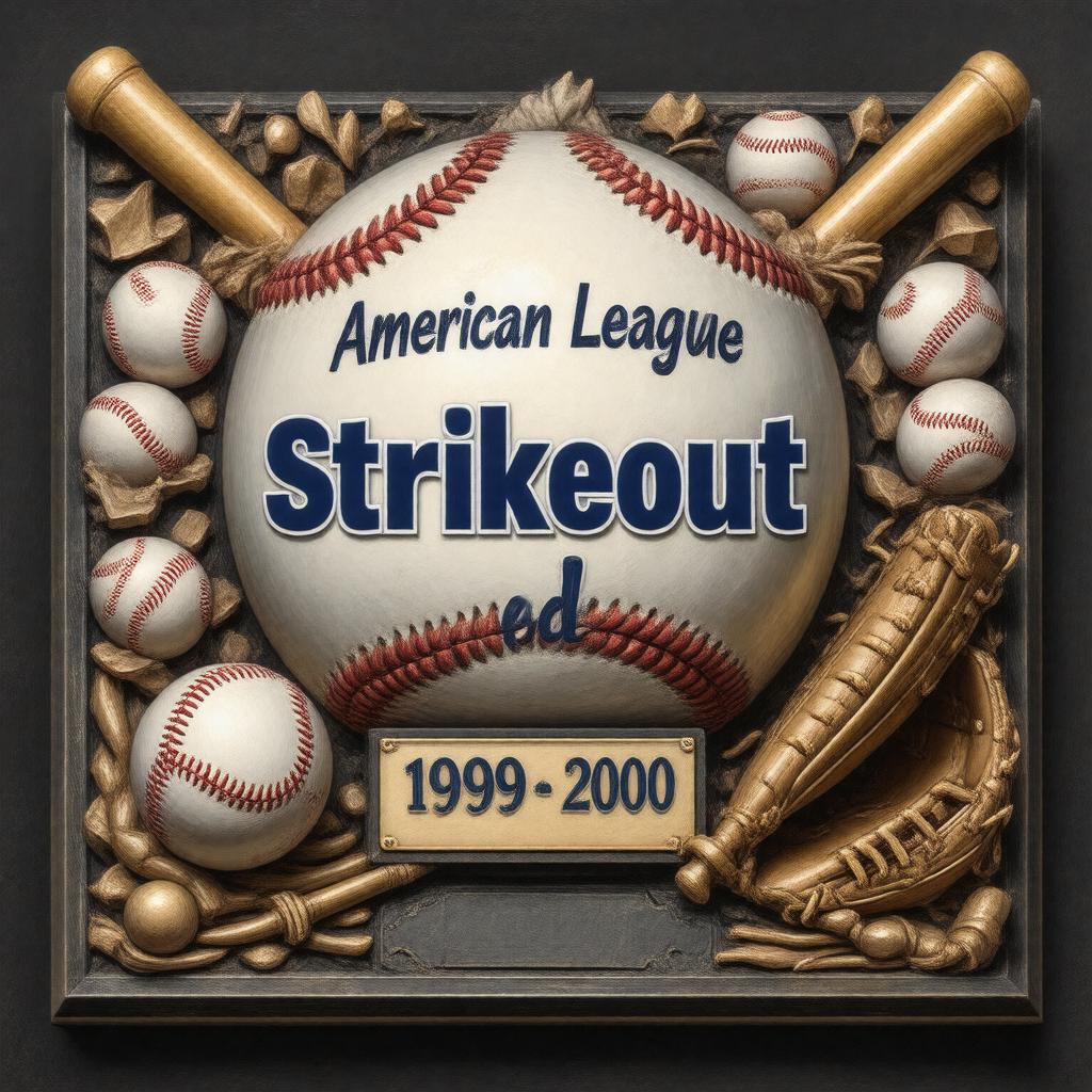 Click to view larger image AI-created image of AL strikeout leader (1999, 2000)