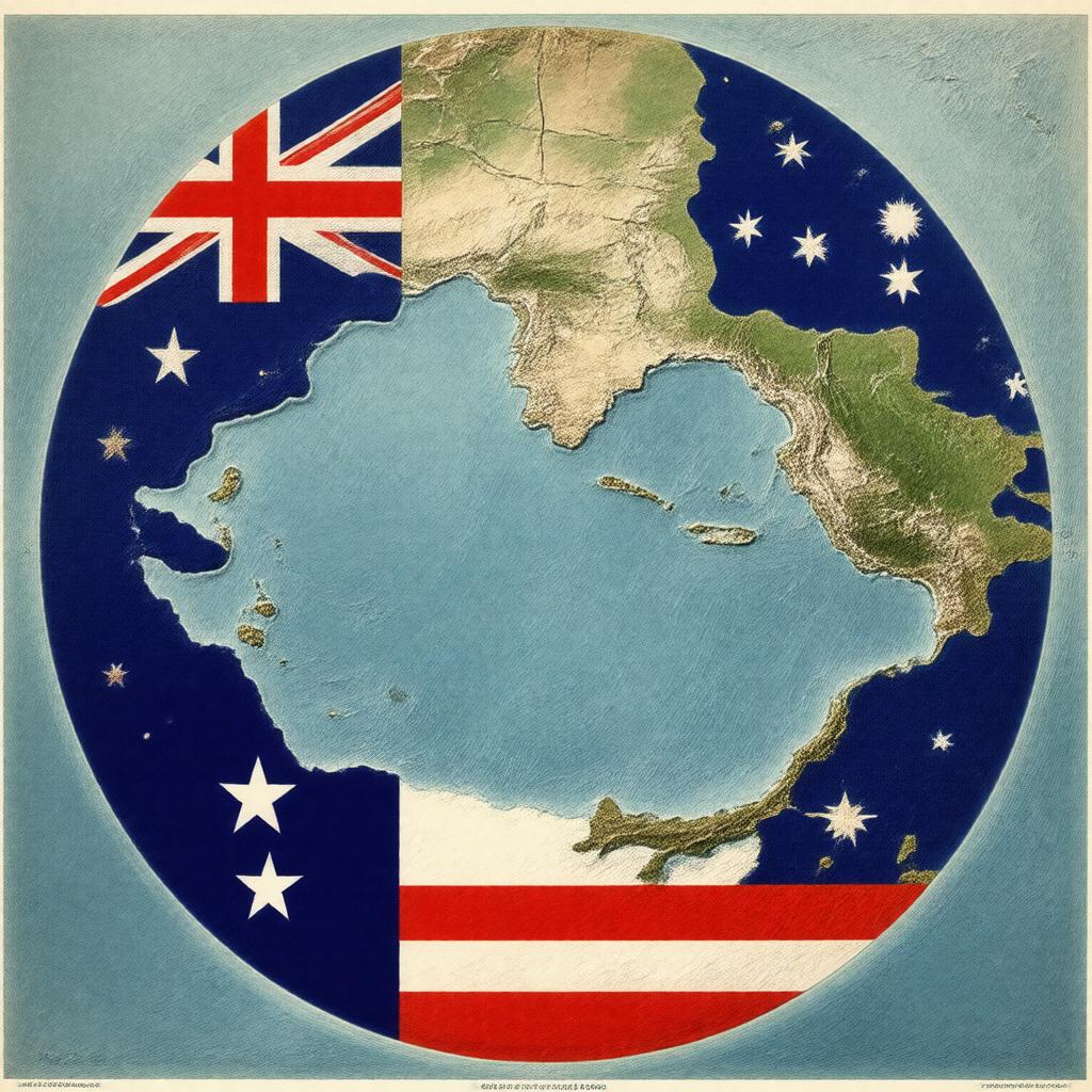 AI-created image of ANZUS