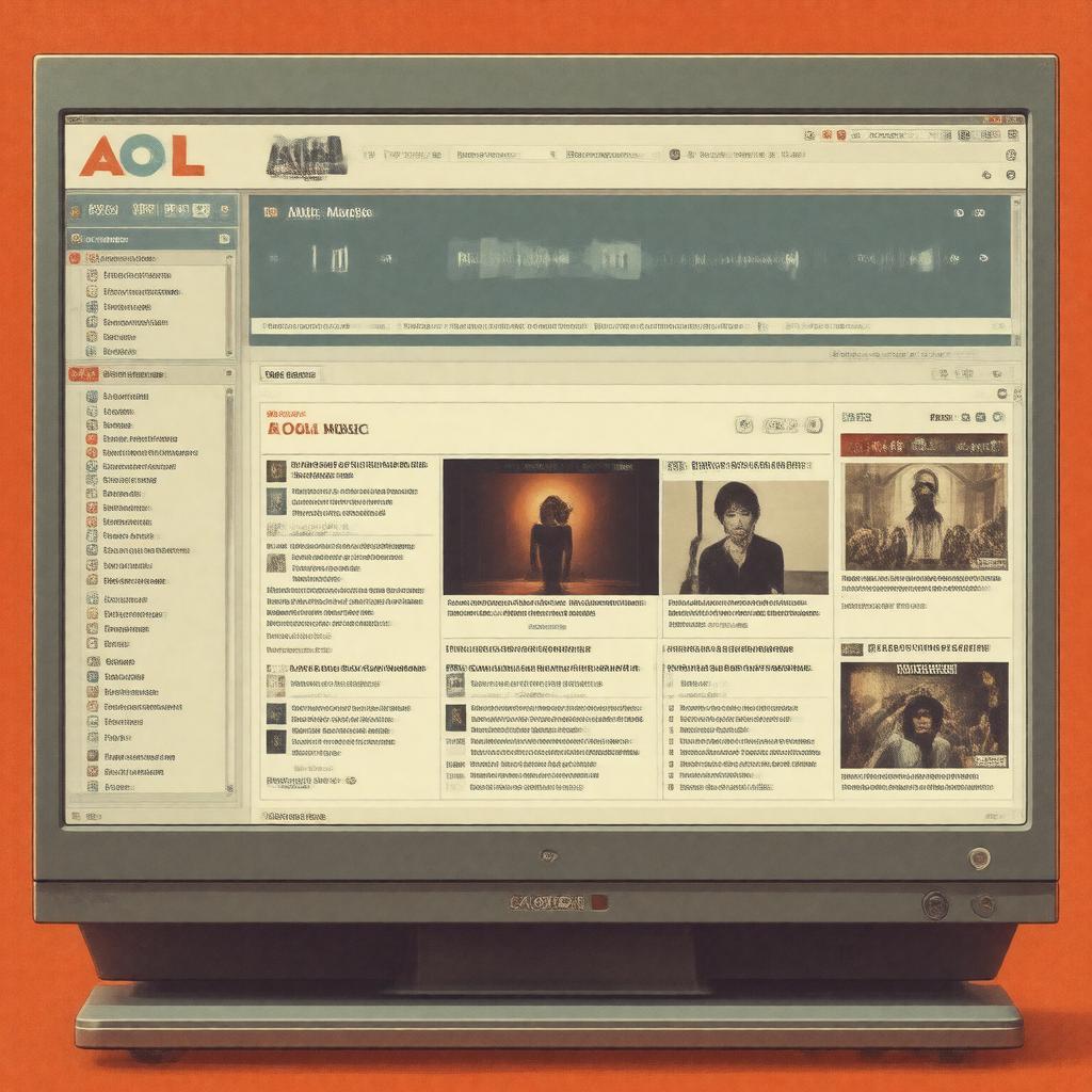 Click to view larger image AI-created image of AOL Music