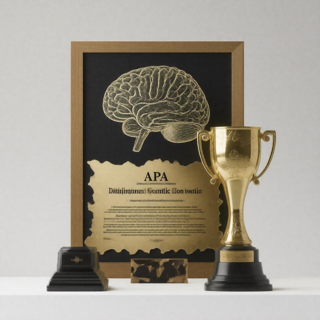 Click to view larger image AI-created image of APA Distinguished Scientific Contribution Award