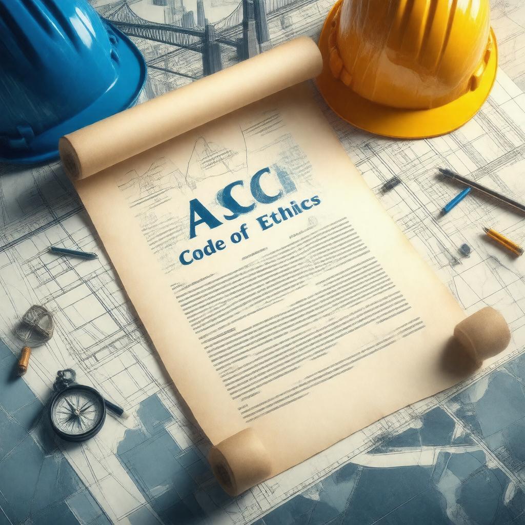 AI-created image of ASCE Code of Ethics