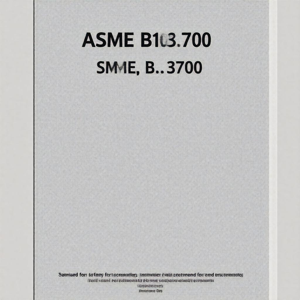 AI-created image of ASME B107.3700