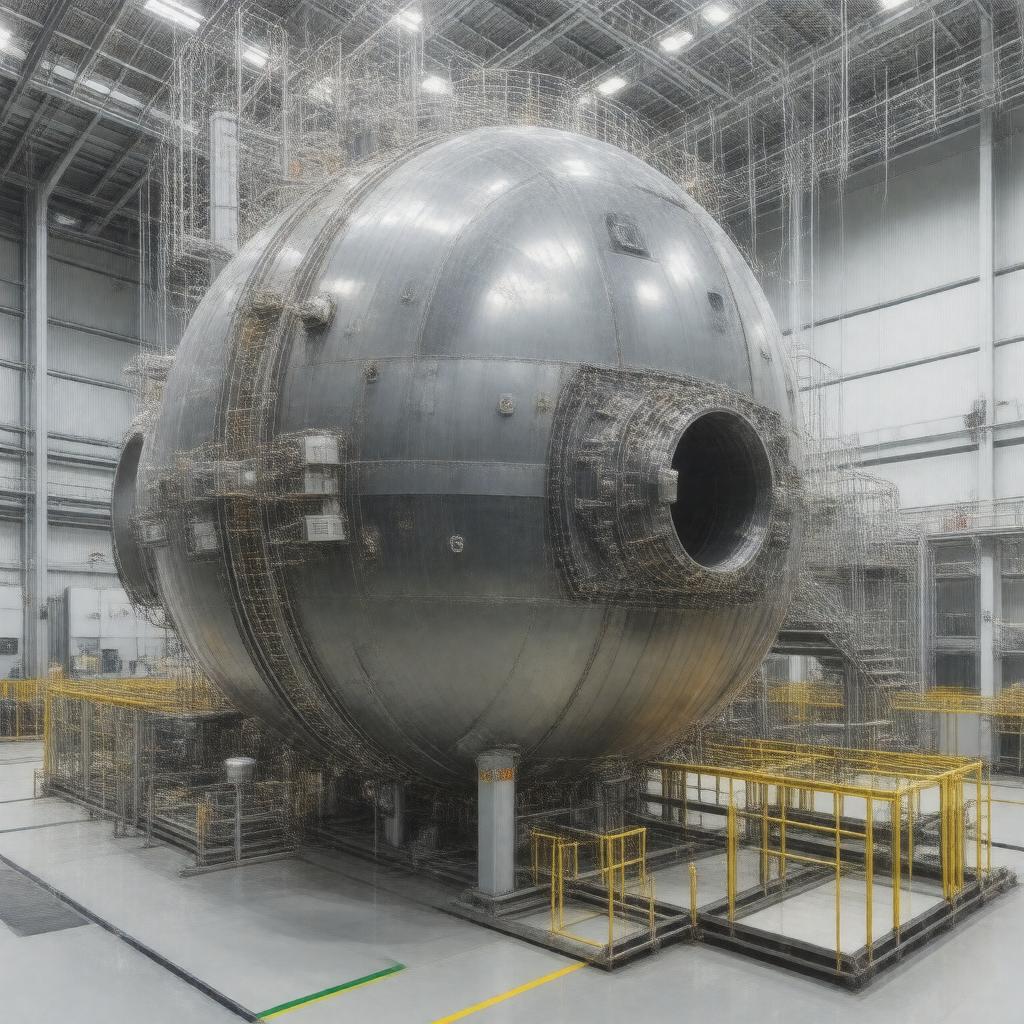 AI-created image of ATLAS experiment at CERN