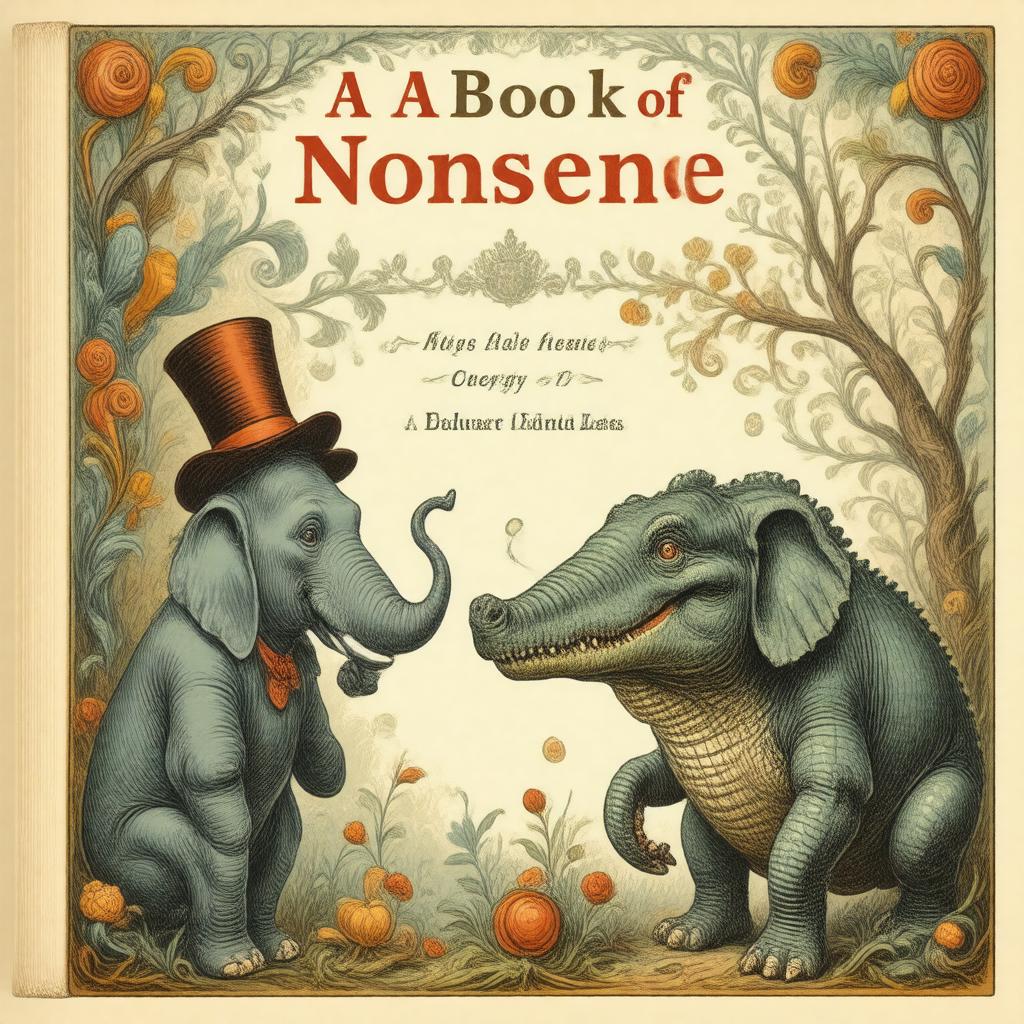 Click to view larger image AI-created image of A Book of Nonsense
