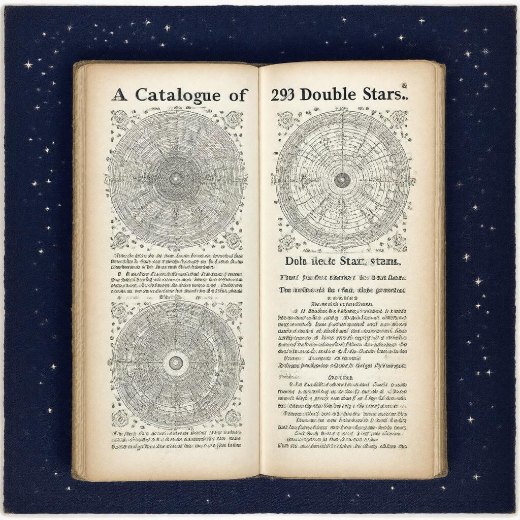 AI-created image of A Catalogue of 293 Double Stars