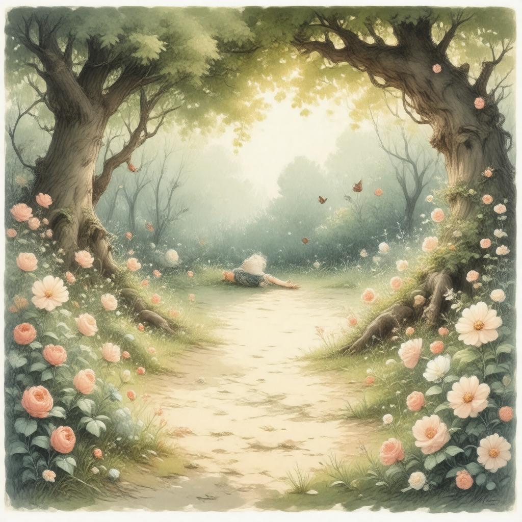 AI-created image of A Child's Garden of Verses