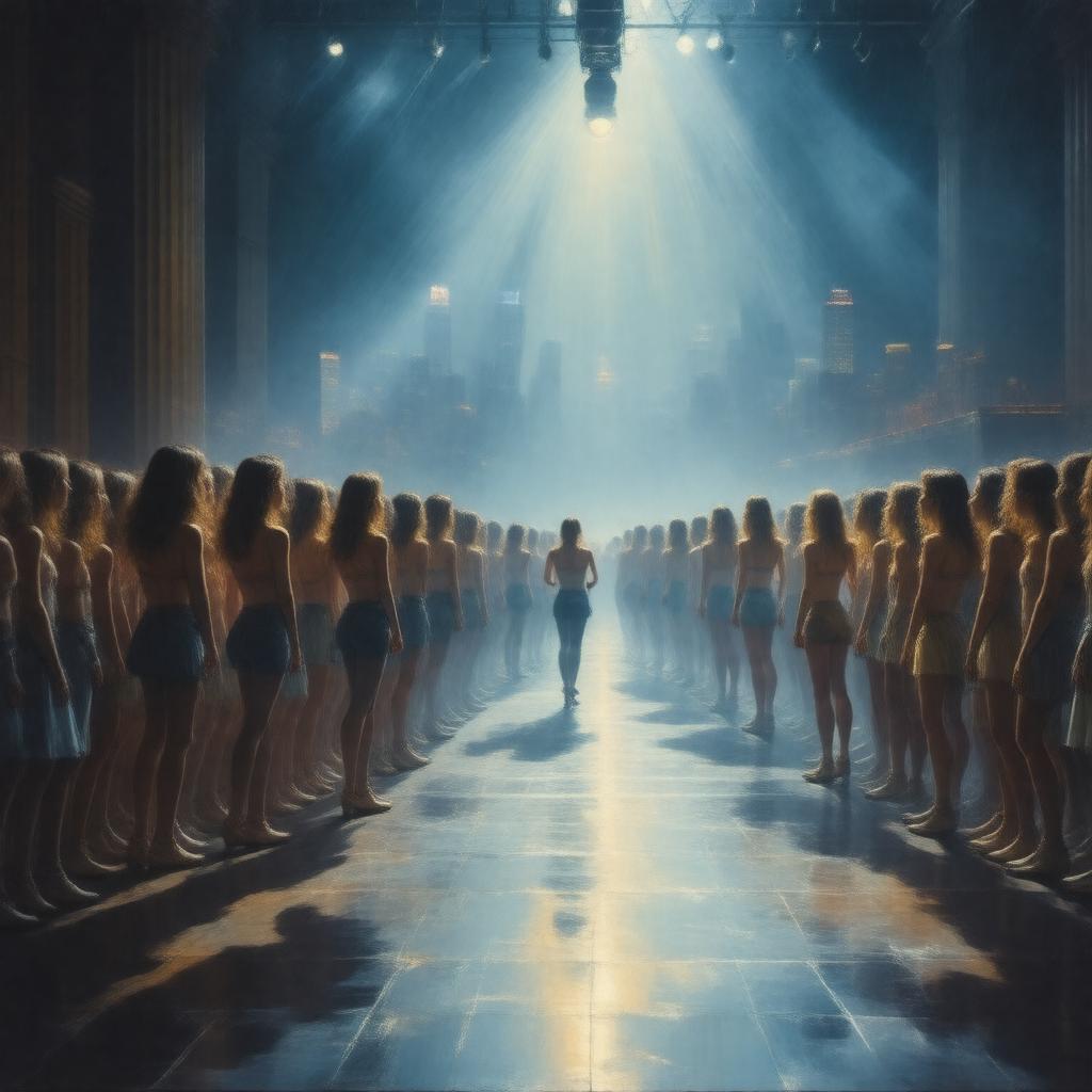 AI-created image of A Chorus Line