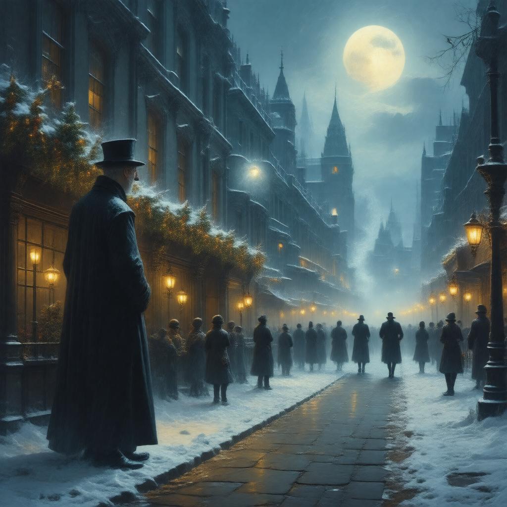 AI-created image of A Christmas Carol