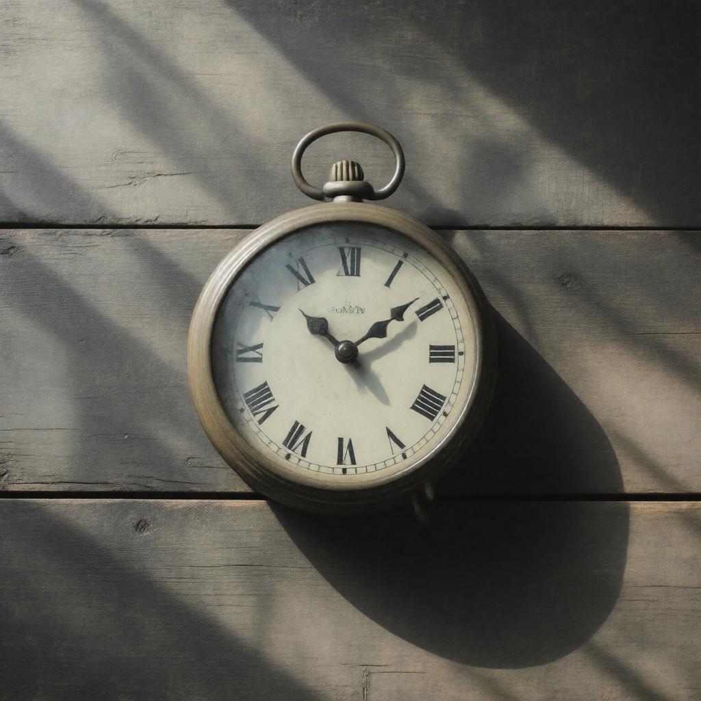 AI-created image of A Clock stopped