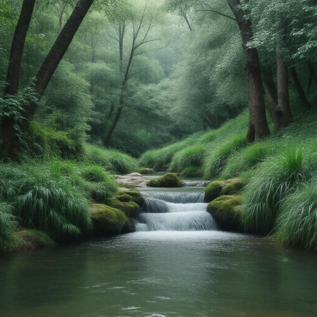 AI-created image of A Cold Spring