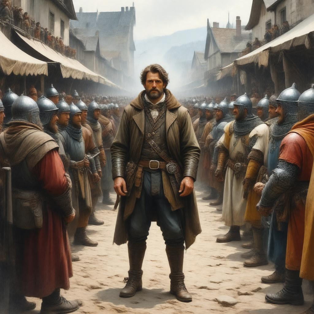 AI-created image of A Connecticut Yankee in King Arthur's Court
