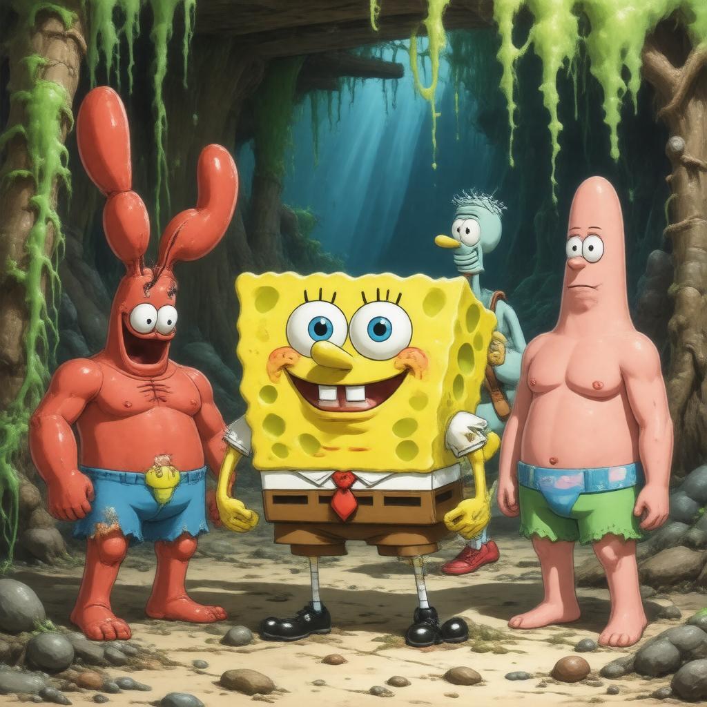 AI-created image of A Few Crusted Characters