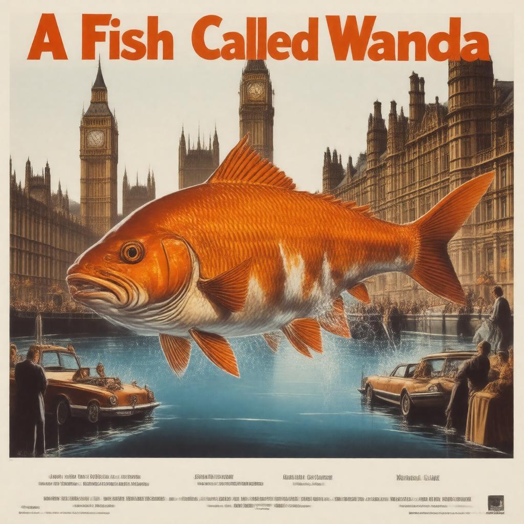 AI-created image of A Fish Called Wanda