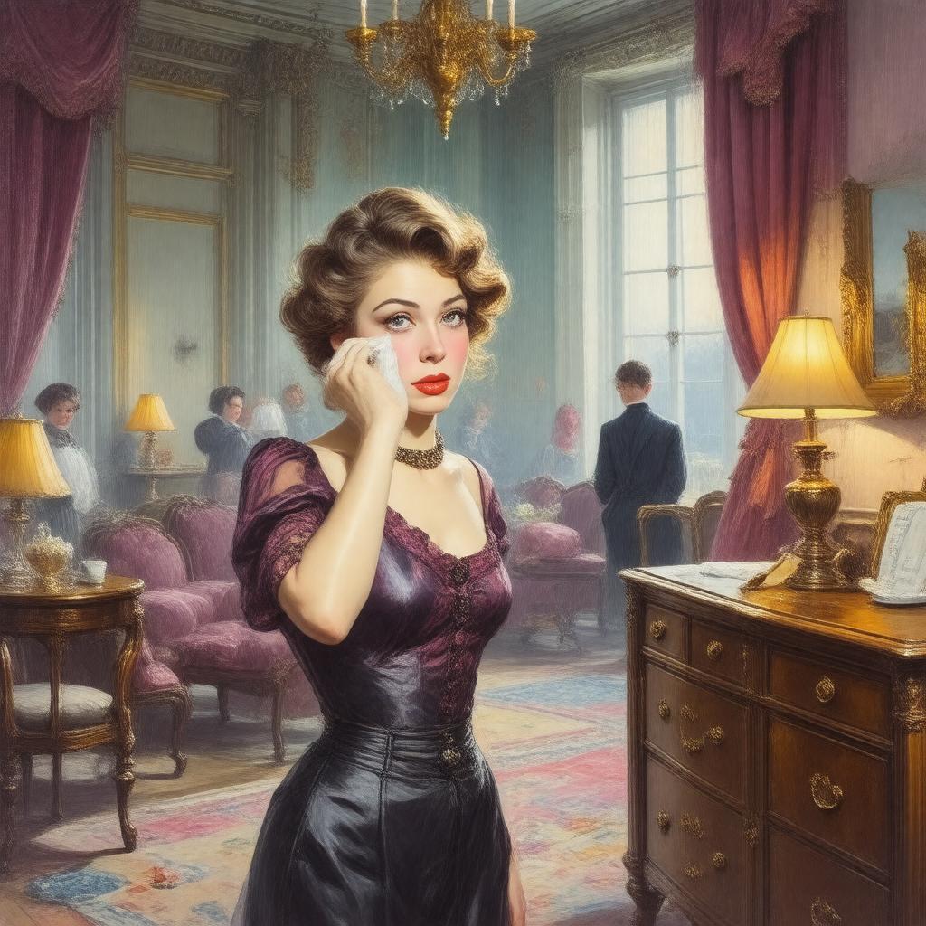 AI-created image of A Flea in Her Ear