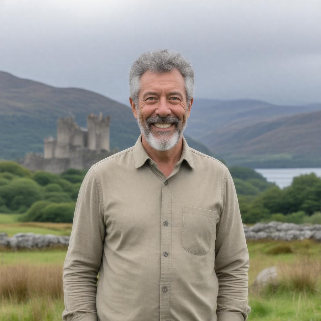 Click to view larger image AI-created image of A Great Welsh Adventure with Griff Rhys Jones