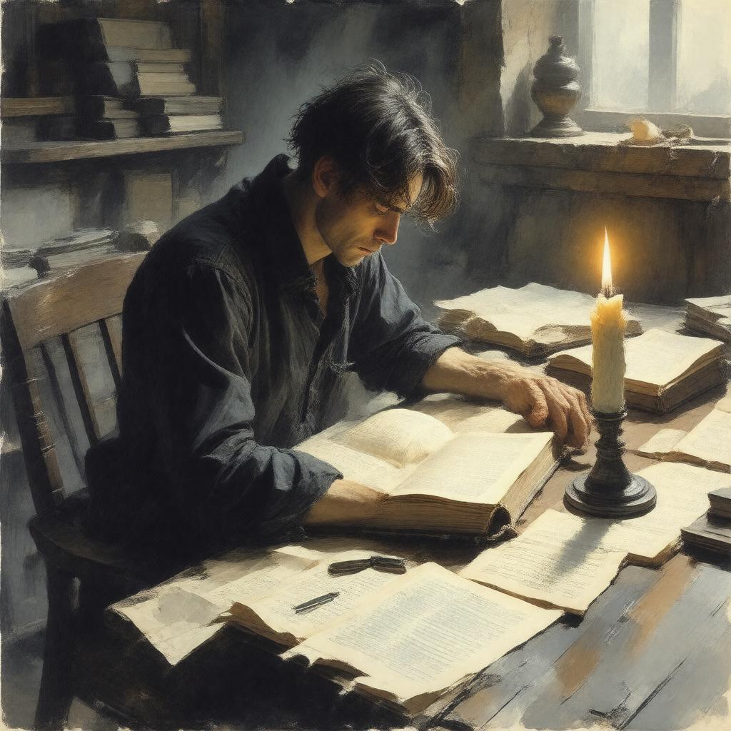 AI-created image of A Grief Observed