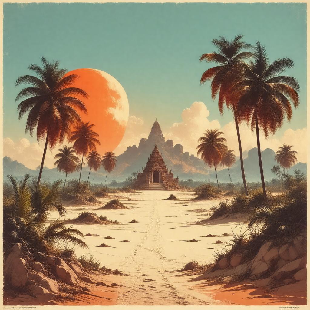 AI-created image of A Hot Country