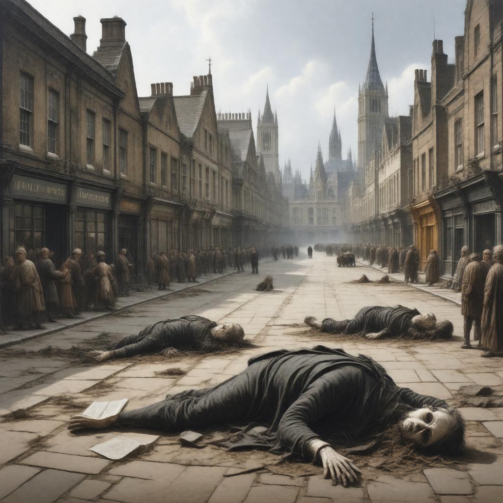 Click to view larger image AI-created image of A Journal of the Plague Year