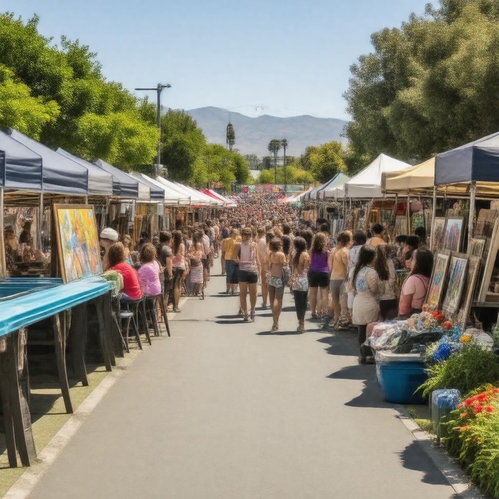 AI-created image of A La Carte & Art Festival