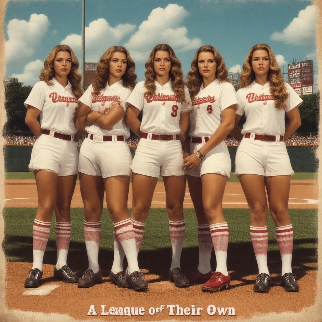 AI-created image of A League of Their Own