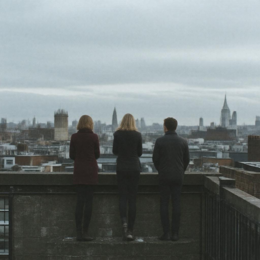 Click to view larger image AI-created image of A Long Way Down (film)