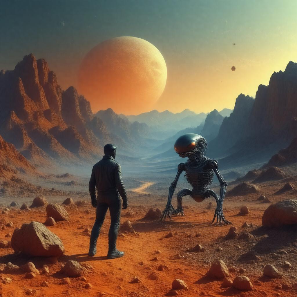 AI-created image of A Martian Odyssey