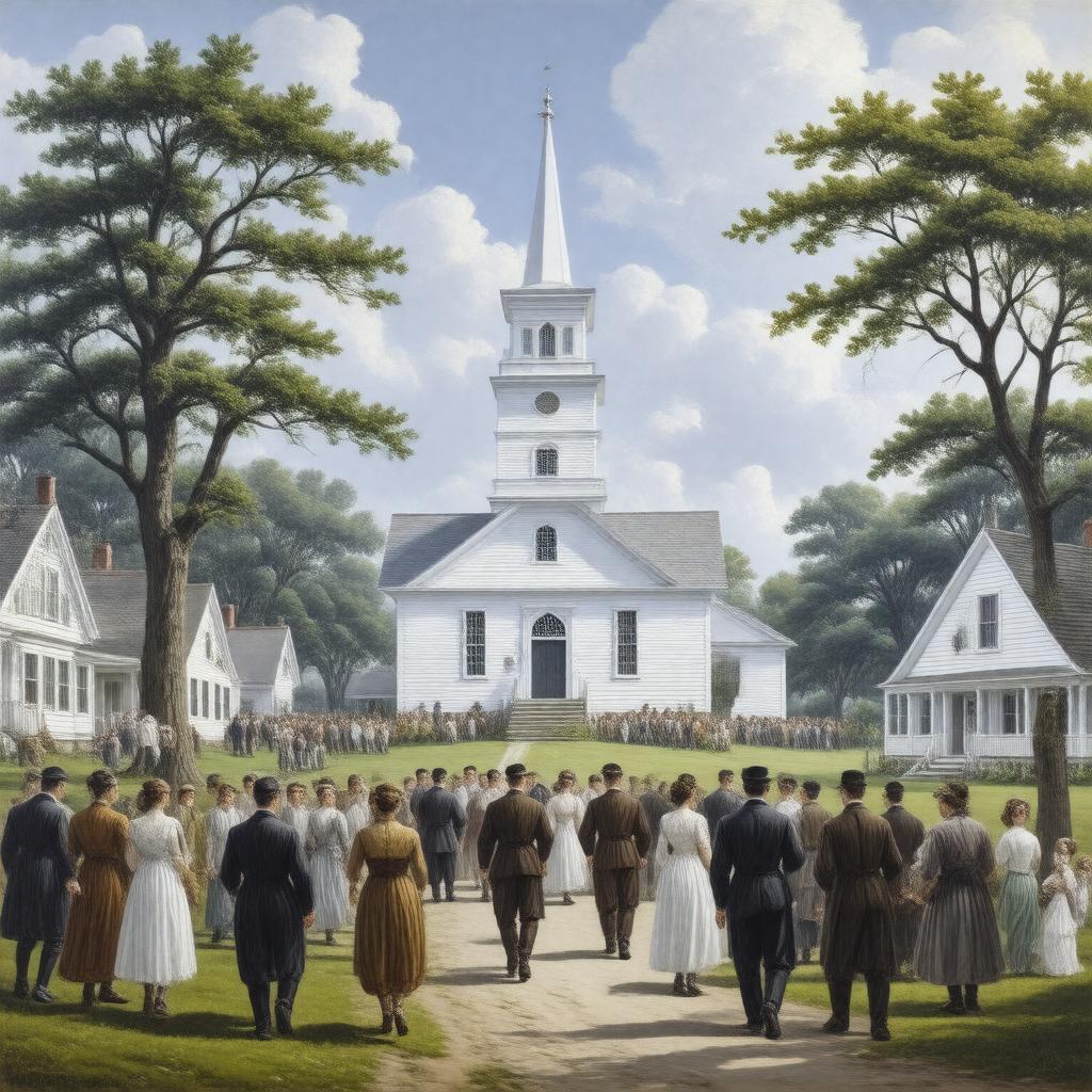 AI-created image of A New-England Tale