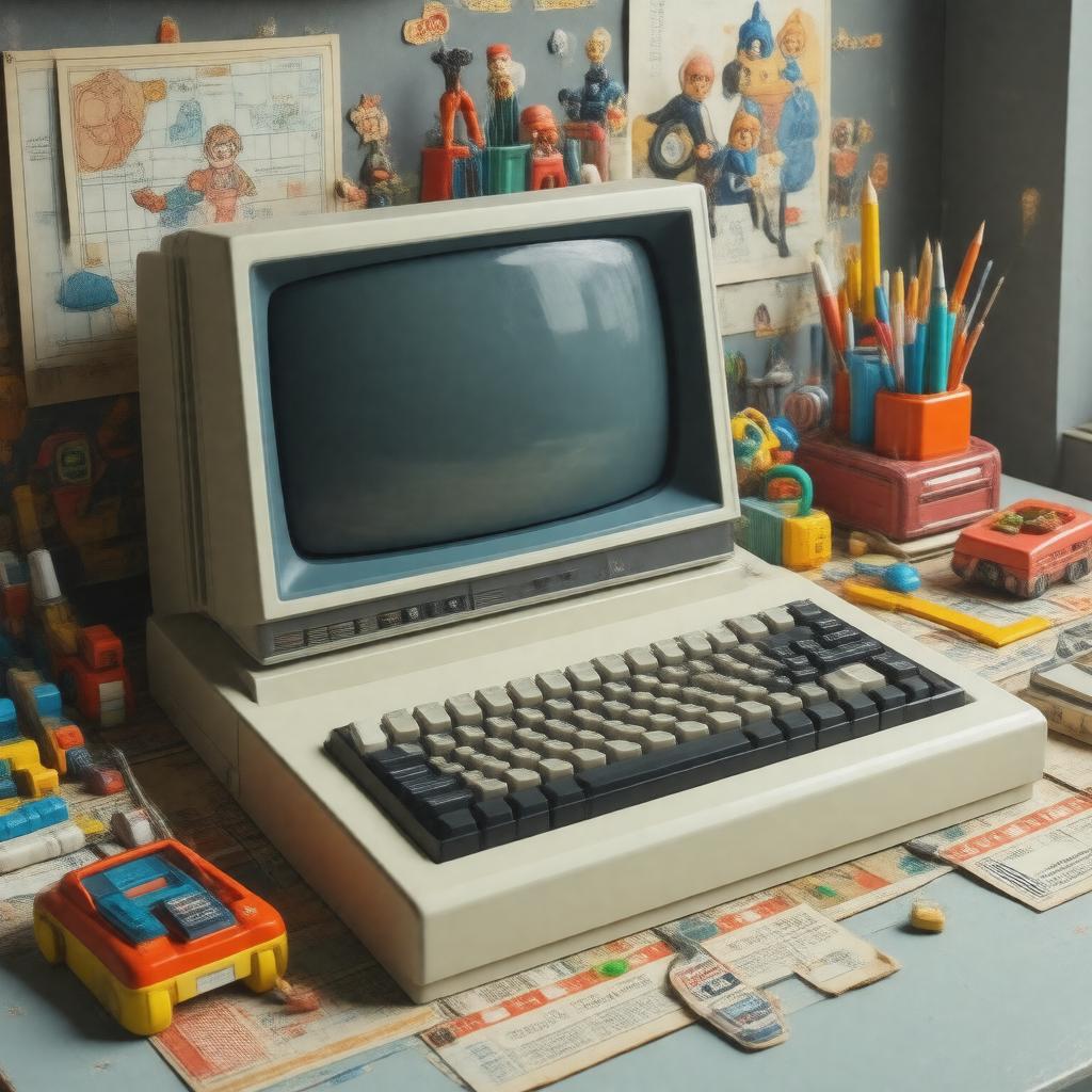 AI-created image of A Personal Computer for Children of All Ages