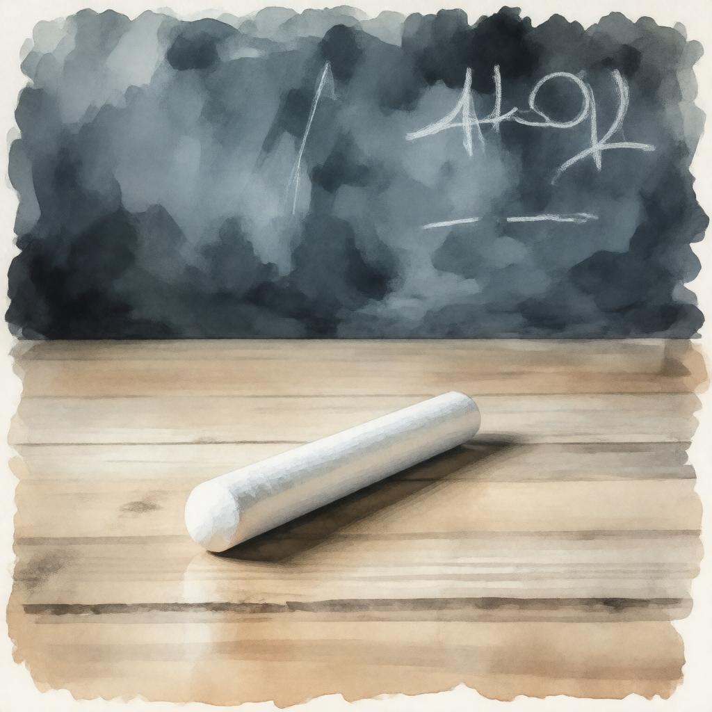 AI-created image of A Piece of Chalk