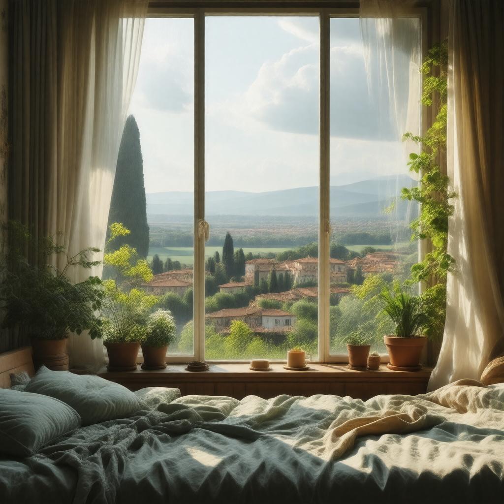 AI-created image of A Room with a View