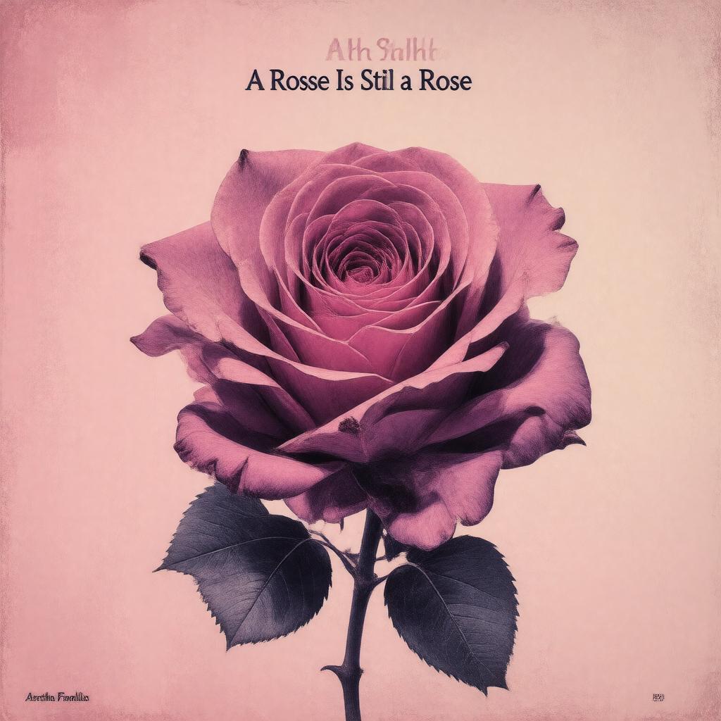 AI-created image of A Rose Is Still a Rose