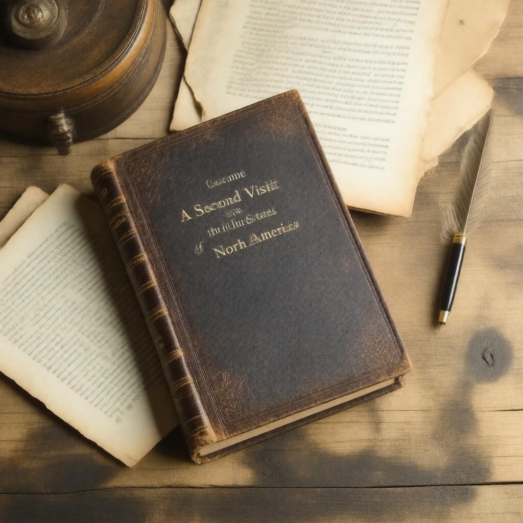 AI-created image of A Second Visit to the United States of North America