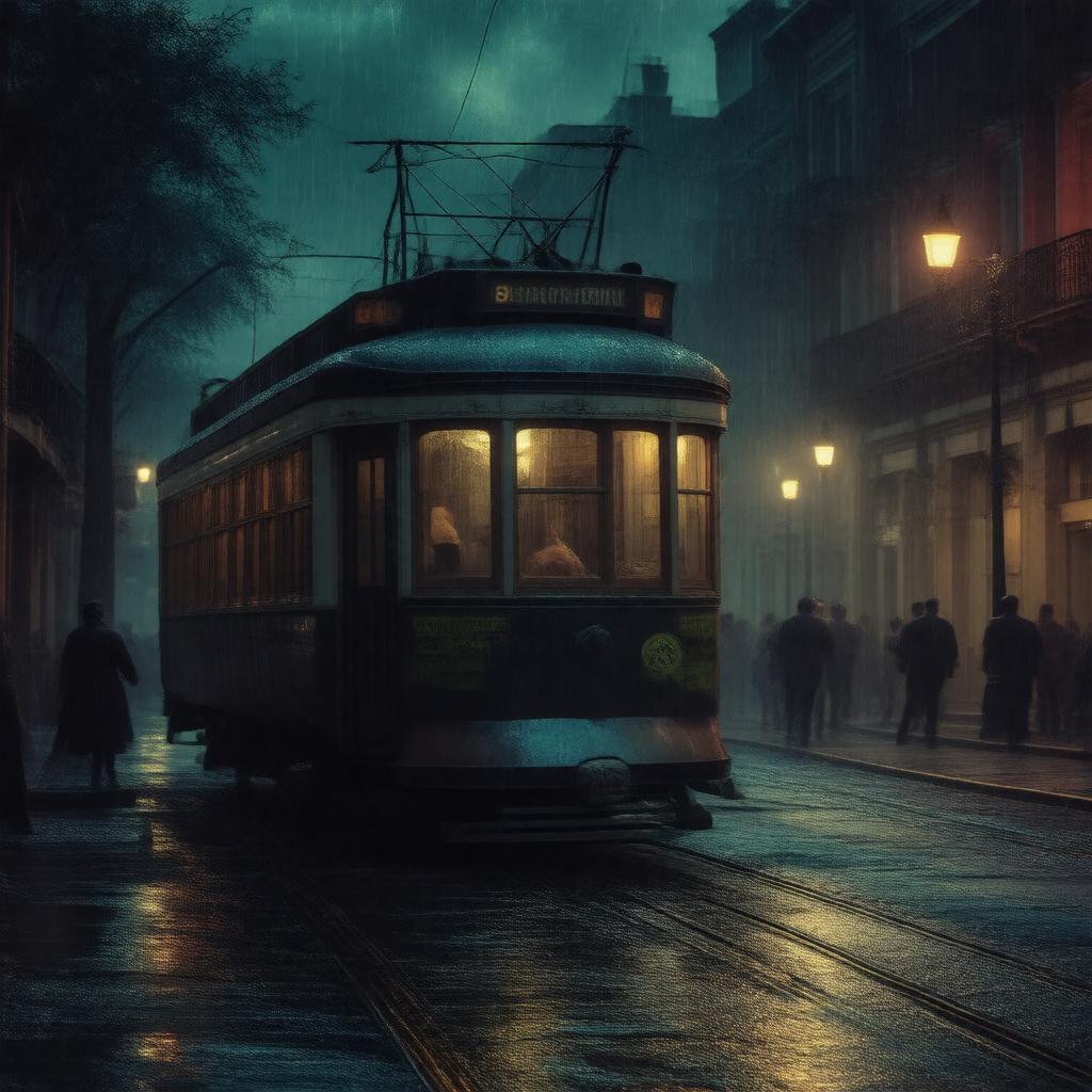 AI-created image of A Streetcar Named Desire